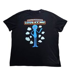 Rick And Morty I'm Mr Meeseeks Look at Me Funny Slogan Rude Cartoon Cotton, 3XL